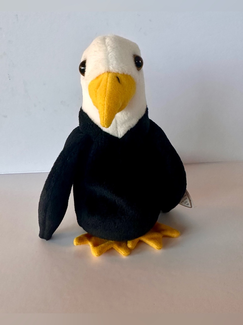 TY Beanie Baby Baldy Bald Eagle 1996 Plush With Tags Vintage